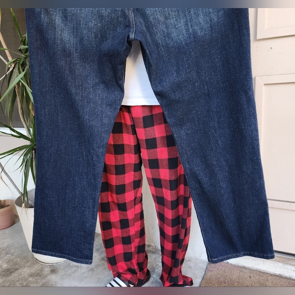 42 men LUCKY BRAND 429 Classic Straight Dark Blue Jean 42x32 -> 42x31 - Picture 10 of 14